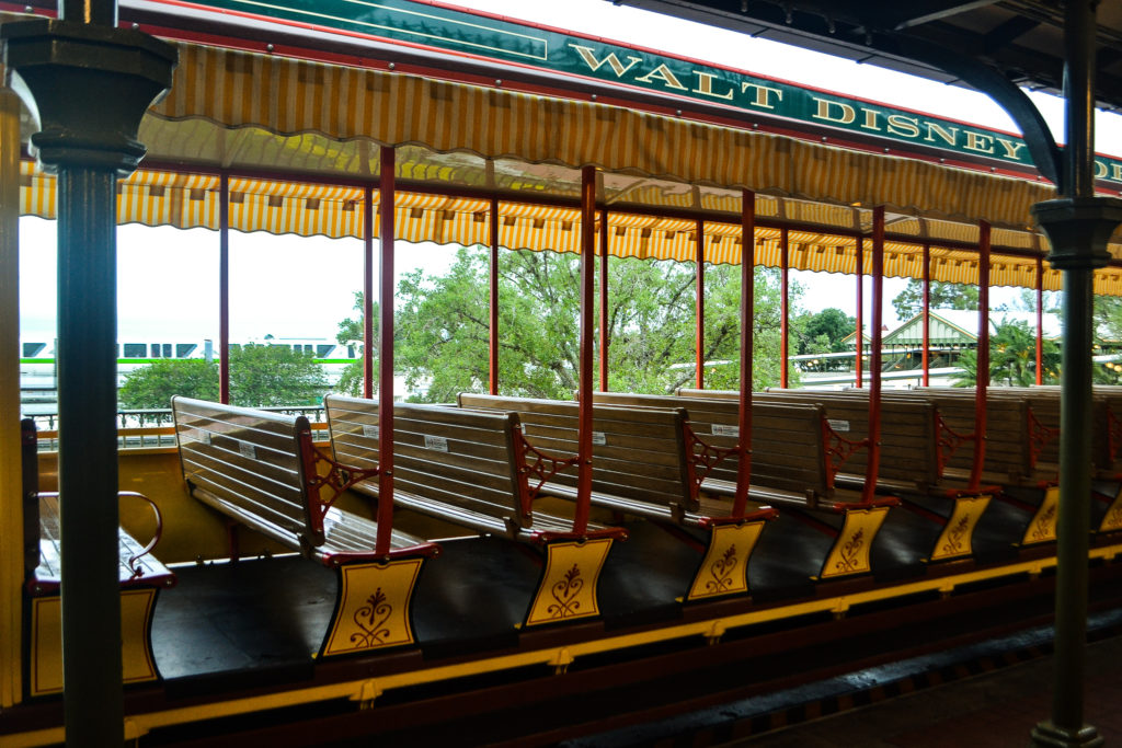 Magic Kingdom's train is a sensory-friendly attraction. 