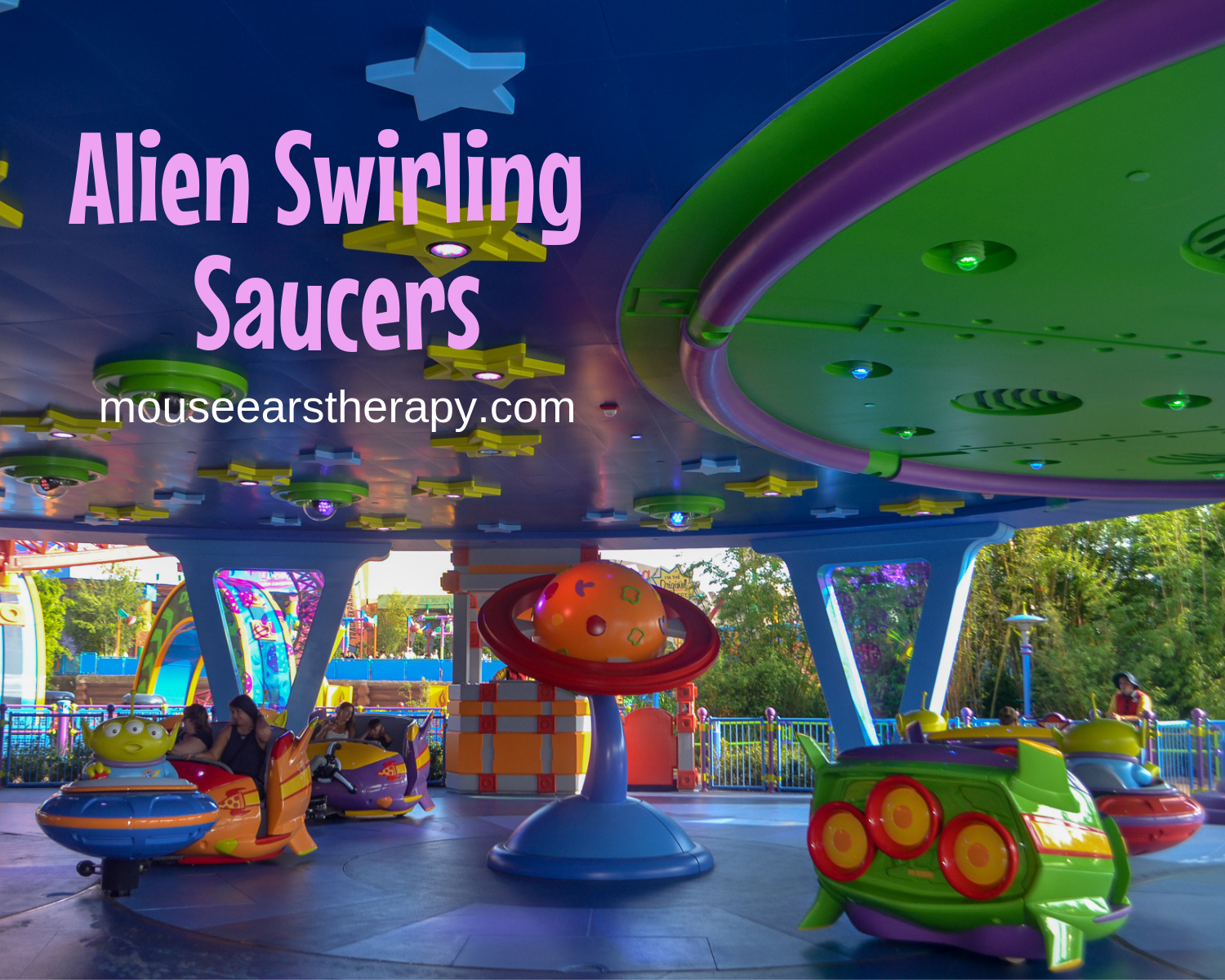 Alien Swirlilng Saucers at Hollywood Studios